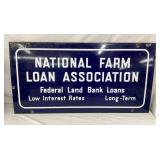 DSP NATIONAL FARM LOAN SIGN 35X18