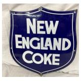 SSP NEW ENGLAND COKE SHIELD SIGN 15X15
