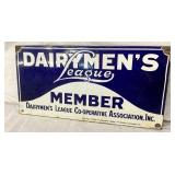SSP DAIRYMENS MEMBER SIGN 14X7