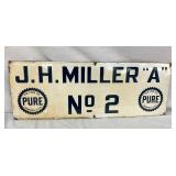 SSP JH MILLER A #2 SIGN 28X10