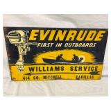 SST EVINRUDE OUTBOARD SIGN 26X14