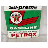 1963 SKY CHIEF PETROX PUMP PLATE 12X18