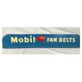 MOBIL FAN BELTS RACK SIGN 33X6