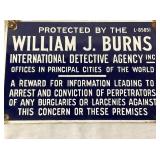 SSP WILLIAM BURNS IDA SIGN 9X6