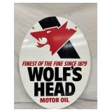 SIDE 2 WOLFS HEAD SIGN