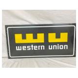 SIDE 2 PORC. WESTERN UNION SIGN
