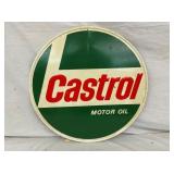 SST EMB. CASTROL 22IN SIGN SELF FRAMED