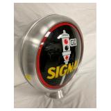 CLOSE UP VIEW SIDE 2 SIGNAL GLOBE 