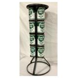 EMB. ATLANTIC OIL RACKW/QUAKER STATE CANS 