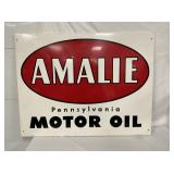 1958 SST AMALIE MOTOR OIL SIGN
