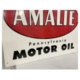 1958 SST AMALIE MOTOR OIL SIGN