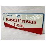 SST EMB. ROYAL CROWN COLA SIGN