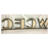 BACK VIEW WCEC LETTER SIGN