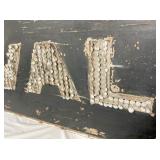 ORG. DE-LEVAL WOODEN FLUTTER SIGN