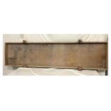 BACKSIDE DE-LEVAL WOODEN FLUTTER SIGN