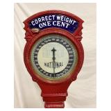 W/ORG. PORC. ONE CENT SIGN PLATE