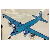 CLOSE UP VIEW 48X34 SELF FRAMED SIGN