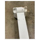 CLOSE UP VIEW BASE OF POLE 