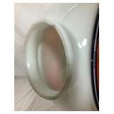 BASE GULF MILK GLASS PUMP GLOBE