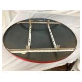 BACK VIEW PORC. COKE BUTTON W/BRACKET