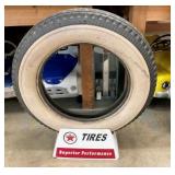 TEXACO TIRE DISPLAY RACK W/TIRE