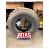 SIDE 2 ATLAS TIRE DISPLAY W/TIRE