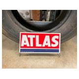 CLOSE UP VIEW ATLAS TIRE DISPLAY