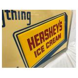 EMB. SST HERSHEY ICE CREAM SIGN 