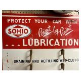 CLOSE UP TOP VIEW SOHIO LUBRICATION 