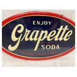 SELF FRAMED 27X16 GRAPETTE SIGN 