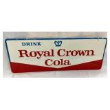 EMB. ROYAL CROWN COLA SIGN 