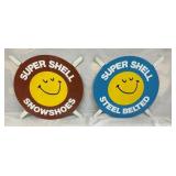 SUPER SHELL SNOWSHOES TIRE INSERT SIGNS 