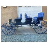 UNUSUAL DOUBLE HORSE DRAWN SURRY 