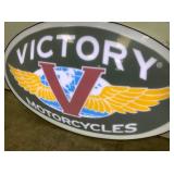 VICTORY MOTORCYCLES LIGHT UP CAN SIGN 