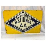 DST NATIONAL AA AUTO ASSOCIATION SIGN 