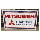 SST EMB. MITSUBISHI TRACTORS DEALER SIGN 