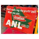 ARCADIAN SELF FRAMED SIGN 