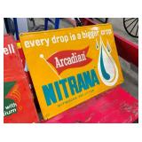 SELF FRAMED SIGN MEASURES 28X20 