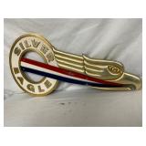 HEAVY ALUMINUM SILVER EAGLE SIGN 
