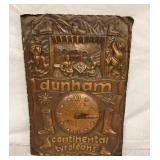 EMB. COPPER DUNHAM CLOCK 