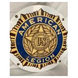 CLOSE UP 24IN AMERICAN LEGION SIGN 