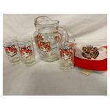 EARLY ESSO TIGER WATER SET 