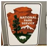 SS ALUMINUM NATIONAL PARK SERVICE SIGN 