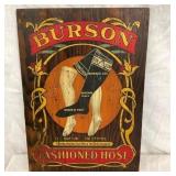 BURSON WOODEN HOSE SIGN