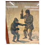 CLOSE UP VIEW BLACK AMERICANA PAPER ADV.