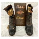 EARLY PETERS SHOE DISPLAY W/SHOES