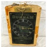 UNUSUAL BULL DURHAM POUCH CLOCK