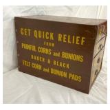 SIDE VIEW CORNS & BUNIONS CABINET