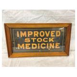 FRAMED IMPROVED MEDICINE CARDBOARD