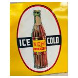 CLOSE UP VIEW NEHI SIGN W/BOTTLE